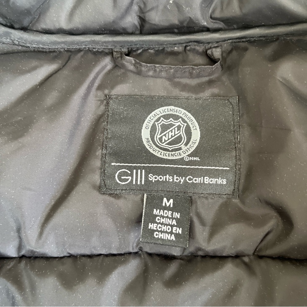 LA Kings Women's Black Puffer Vest Quilted Medium Pockets - Picture 5 of 16